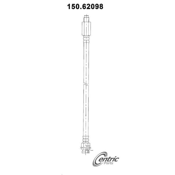 Centric Parts Brake Hose, 150.62098 150.62098 - main